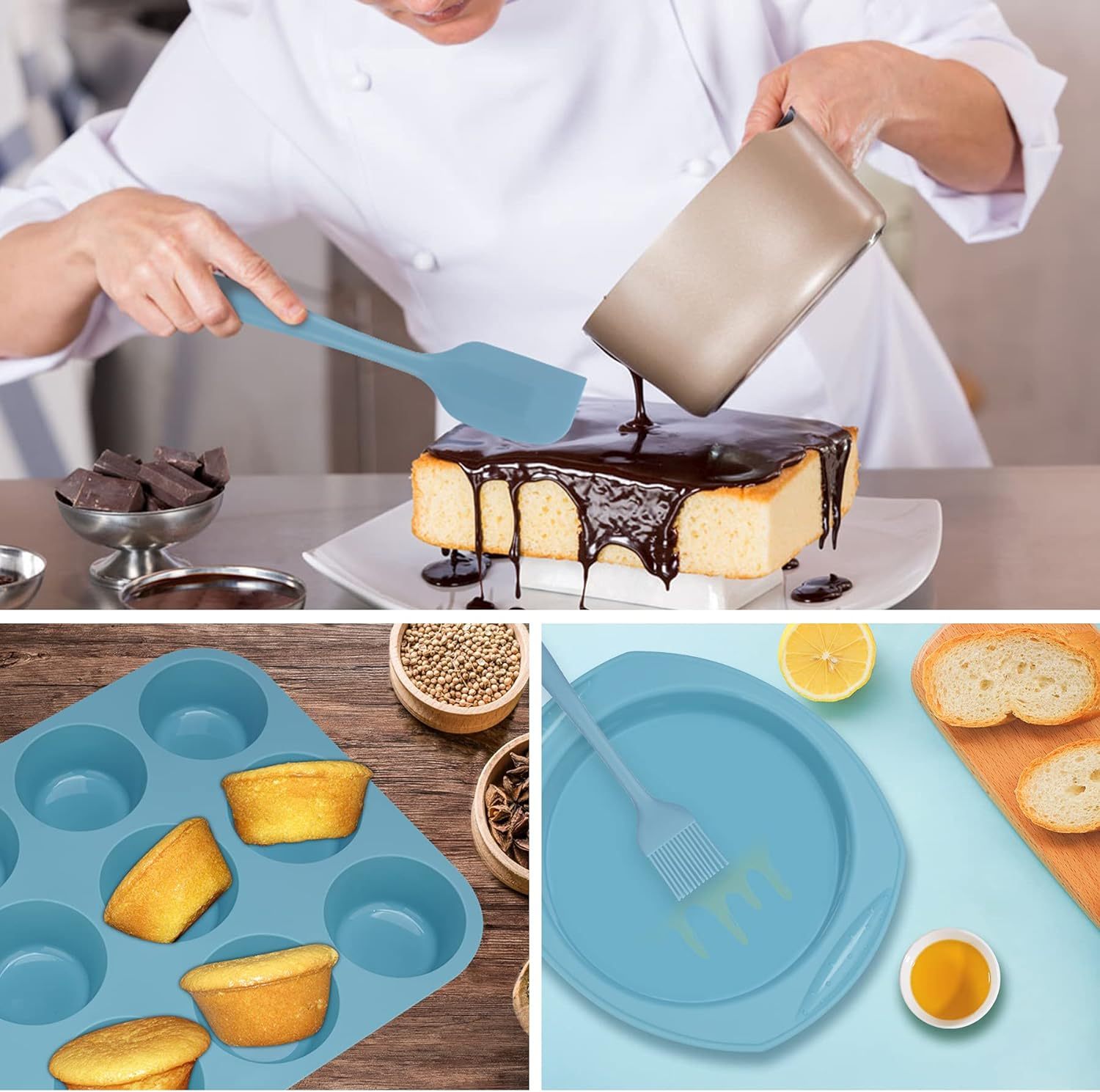 Economical Nonstick Silicone Baking Cake Pan