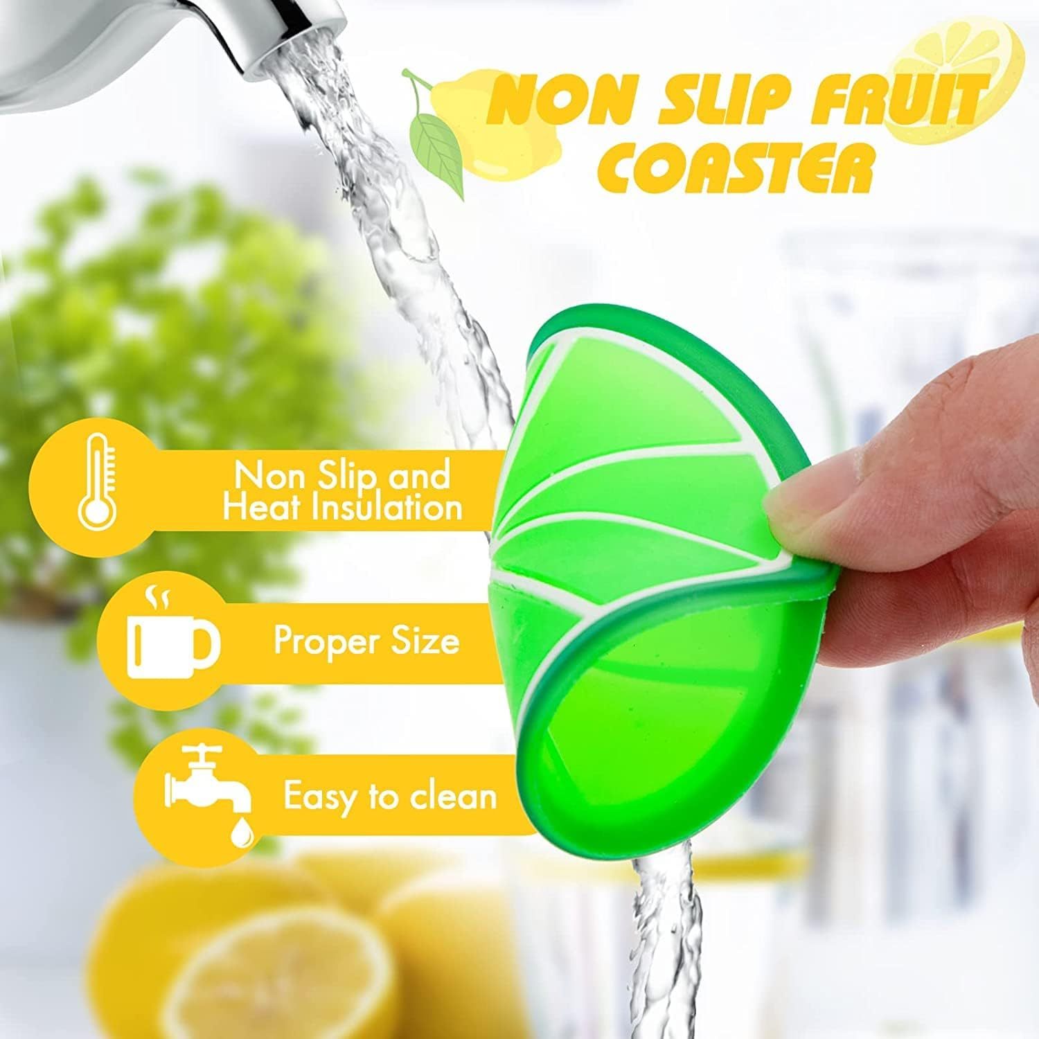 Fruit Non Slip Car Coaster