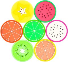 Fruit Non Slip Car Coaster