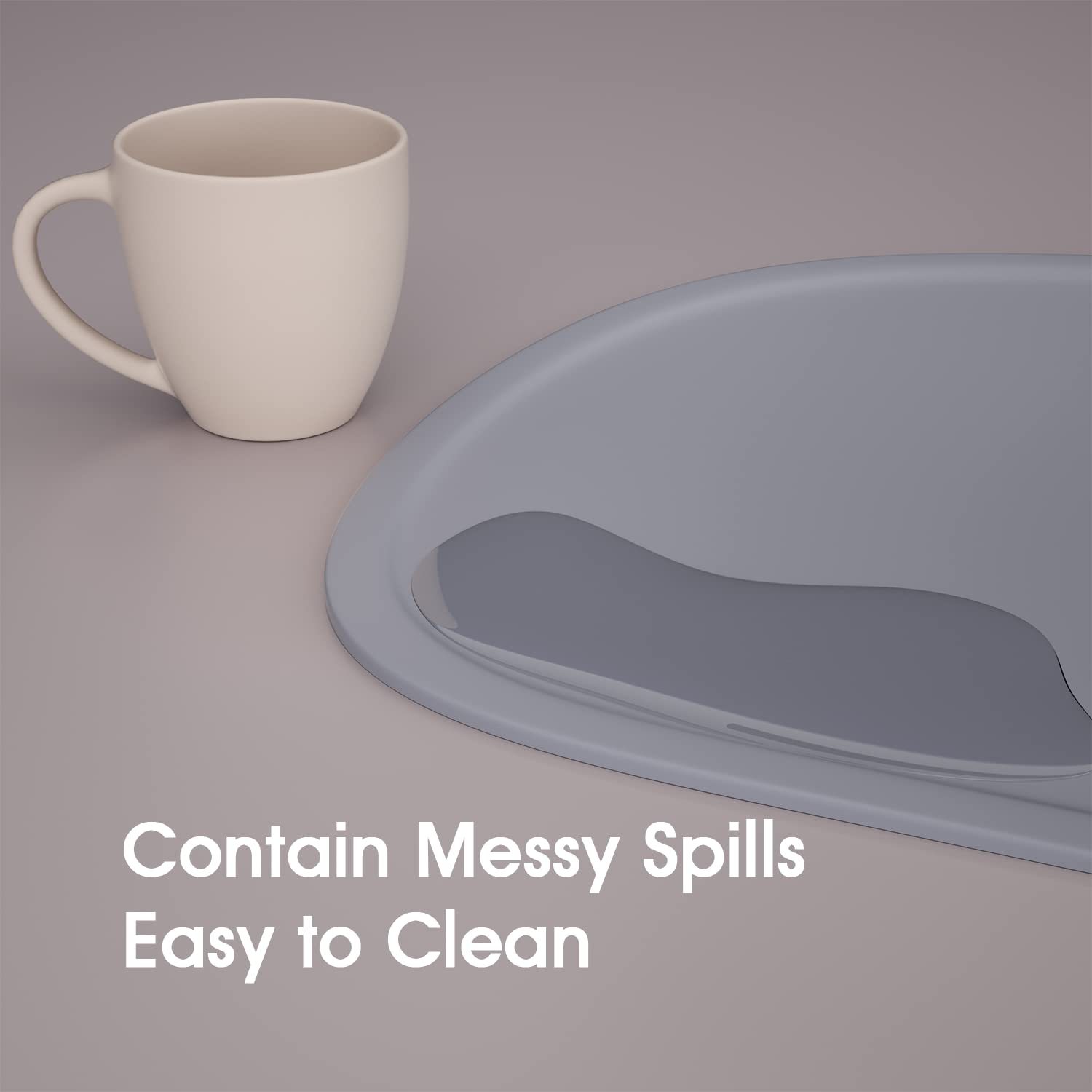 Campus Silicone Placemat with Raised Edges for Kids