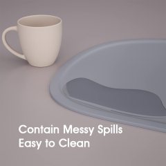 Campus Silicone Placemat with Raised Edges for Kids