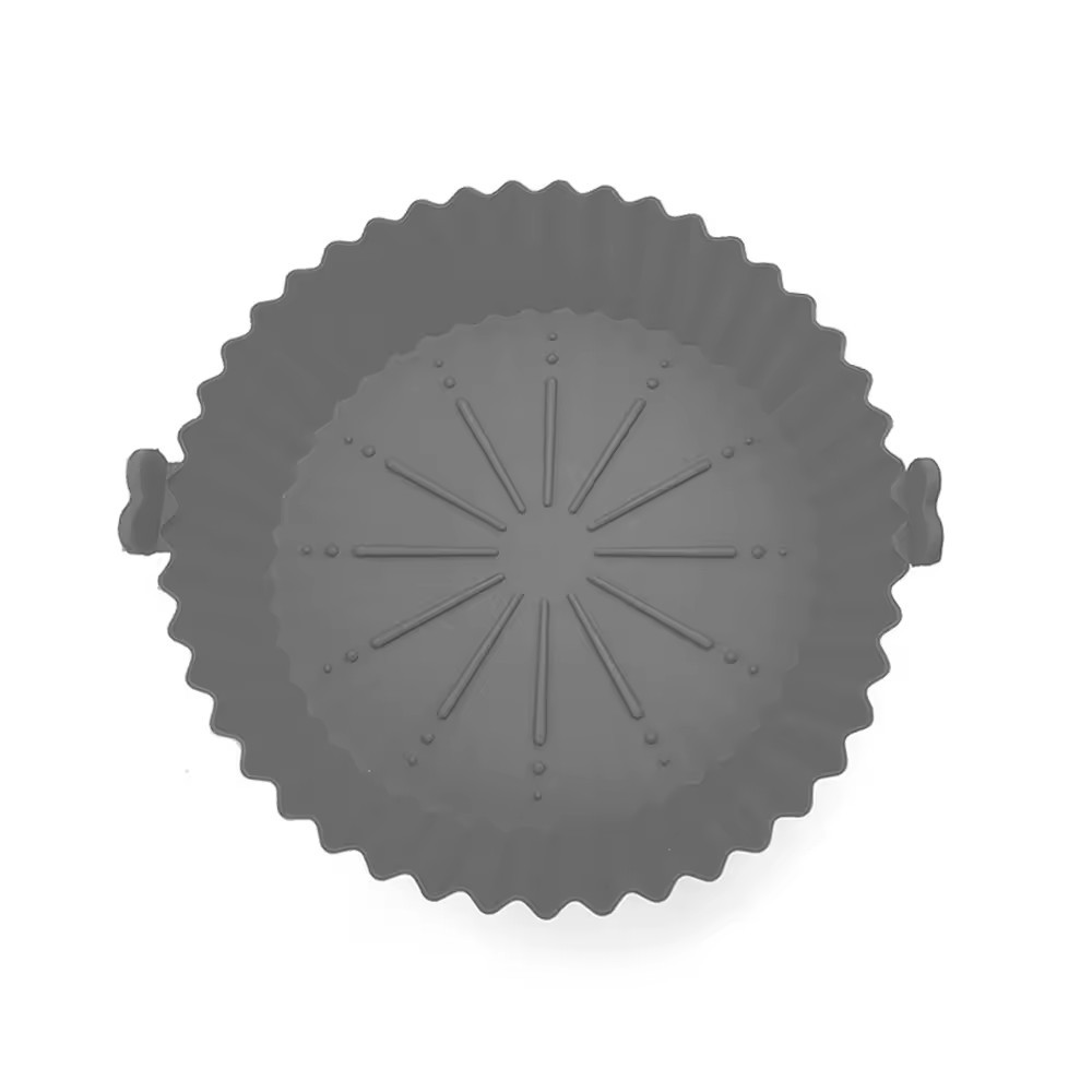 Air Fryer Silicone Liners Pot for 3 to 5 QT,Foldable Air Fryer Silicone Liners ，7.5 Inch Reusable Air Fryer Silicone Pot Fits 3 To 5 QT Air Fryer Air Fryer Basket Made Of Food Grade Silicone，air fryer reusable liners, air fryer tray liners