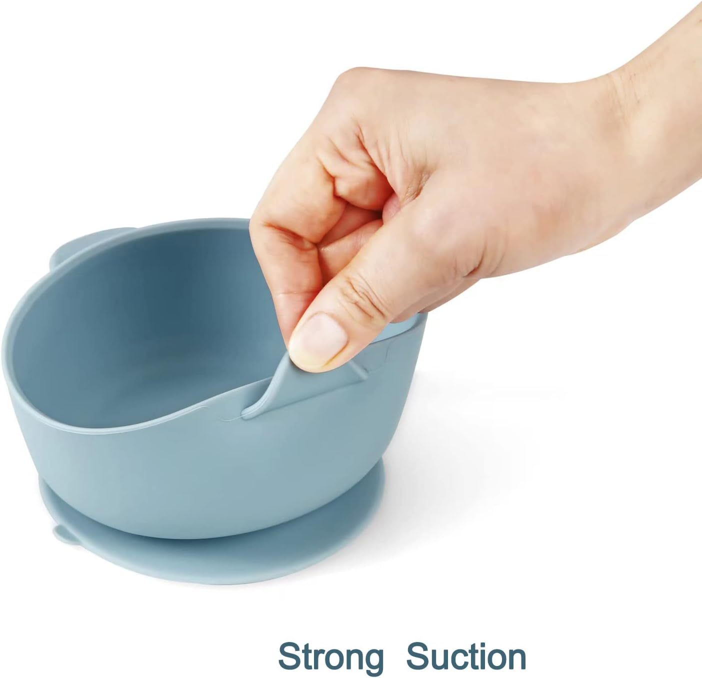 Silicone Food Bowl for Babies Kids,Baby Bowls with Suction| Stay Put Silicone Food Bowl for Babies Kids Toddlers Infants| Food Grade Soft Safe BPA-Free Silicone