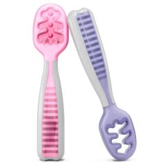 Baby Spoon Set,Baby Spoon Set| BPA Free Silicone Self Feeding Toddler Utensils | for Kids Ages 6 Months+,