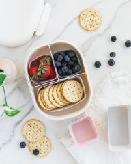 Silicone Bento Baking Cups,Silicone Kitchen Reusable Silicone Bento Baking Cups, Non-Toxic, BPA Free, Dishwasher Safe Bento Box Accessories Lunch Box Dividers, Square and Rectangle