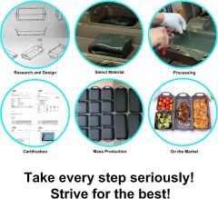 Silicone Baking Sheet Pan Dividers,,Silicone Baking Sheet Pan Dividers,Sturdy Heatproof Handles Nonstick Tray,Cooking Reimagined,Reusable Bakeware Set for Meal Prep,Easy to Clean,Air Fryer,Oven Safe