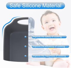 Silicone Baking Sheet Pan Dividers,,Silicone Baking Sheet Pan Dividers,Sturdy Heatproof Handles Nonstick Tray,Cooking Reimagined,Reusable Bakeware Set for Meal Prep,Easy to Clean,Air Fryer,Oven Safe