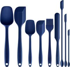 Silicone Rubber Spatula Set for Kitchen Baking,Food Grade Silicone Rubber Spatula Set for Kitchen Baking, Cooking, and Mixing High Heat Resistant Non Stick Dishwasher Safe BPA-Free