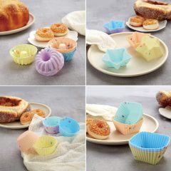 Silicone Bakeware Set Silicone Cake Molds set,Silicone Bakeware Set Silicone Cake Molds set Including Baking Pan, Cake Mold, Cake Pan, Toast Mold, Muffin Pan, Donut Pan, And Cupcake Mold Silicone Baking Cups Set