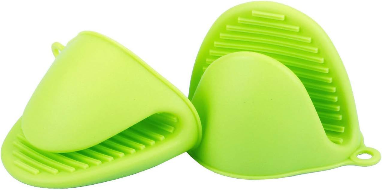 Mini Oven Gloves Silicone,Mini Oven Gloves Silicone Heat Resistant Cooking Pinch Mitts Potholder for Kitchen Cooking & Baking