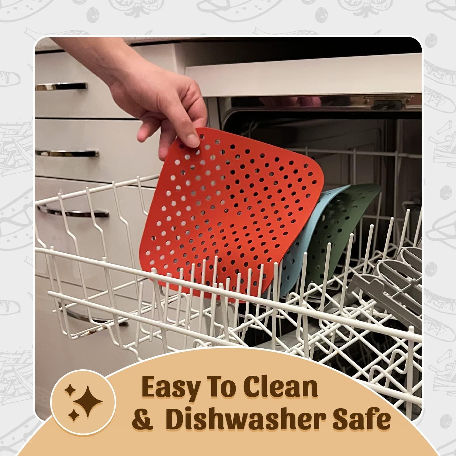 Reusable Silicone Air Fryer Liners 8.5 Inch,Reusable Silicone Air Fryer Liners 8.5 Inch - air fryer oven liners,   air fryer rubber liners,   best liners for air fryer,