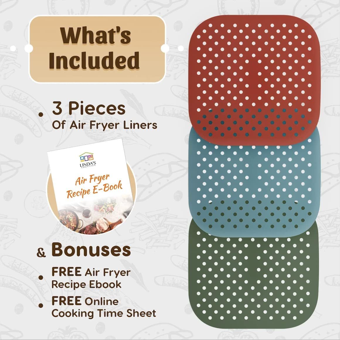 Reusable Silicone Air Fryer Liners 8.5 Inch,Reusable Silicone Air Fryer Liners 8.5 Inch - air fryer oven liners,   air fryer rubber liners,   best liners for air fryer,