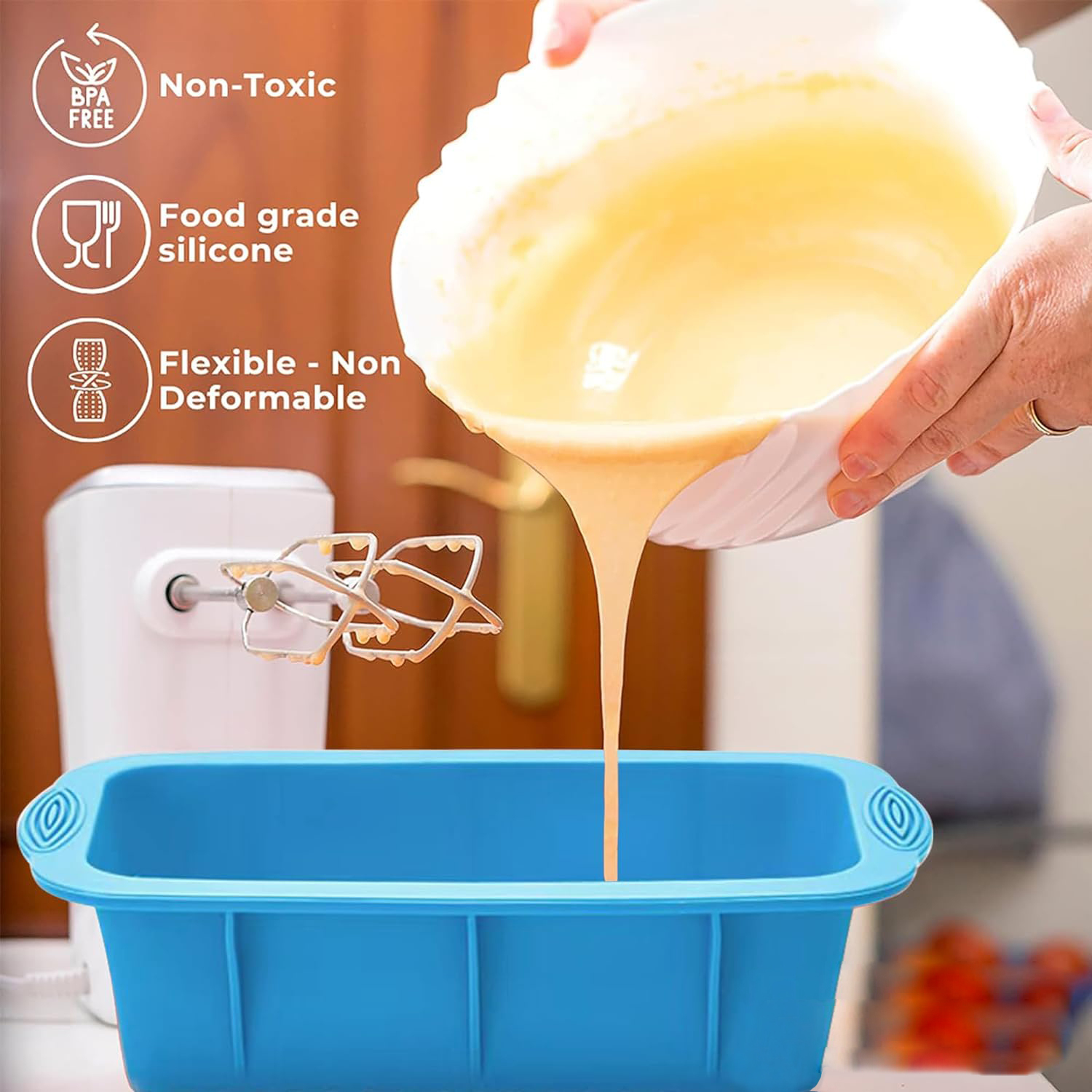 Silicone Bundt Cake Pan Nonstick,Silicone Bundt Cake Pan Nonstick - Bundt Pan Nonstick Bakeware Sets - Silicone Cake Molds - Silicone Pans for Baking - bakeware set,  bakeware baking set,    best bakeware set, bakeware pan set