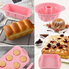 Silicone Bakeware Set, 7set Baking Cake Pan,Silicone Bakeware Set, 7set Baking Cake Pan, non stick bakeware set,  bakeware silicone set, good bakeware set