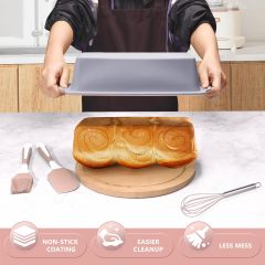 Silicone Bakeware Sets,Silicone Bakeware Sets, Silicone Baking Pans Set, Baking Set, Bundt Cake Pan Set, Muffin Pan with Silicone Spatulas Pastry Brush Oven Mitts Whisk, Silicone Baking Pan Set for Cheesecake， non stick bakeware set,  bakeware silicone set, good bakeware set