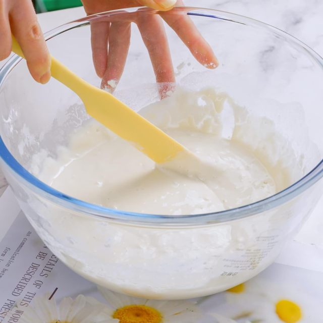 Silicone Spatula,Silicone Spatula Heat Resistant Cake Cream Butter Spatulas Mixing Batter Scraper Non-Stick Flexible Baking Cooking Tool 4 Colors