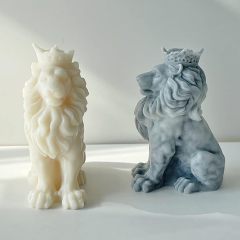 3D Crown Lion Candle Mold,3D Crown Lion Candle Mold Animal Mold Lion Soap Mold Silicone Mold for Resin Candle Mold Handmade Candle Mold Soap Mold Candle Making Mold Bubble Soap Making Molds Craft Supplies