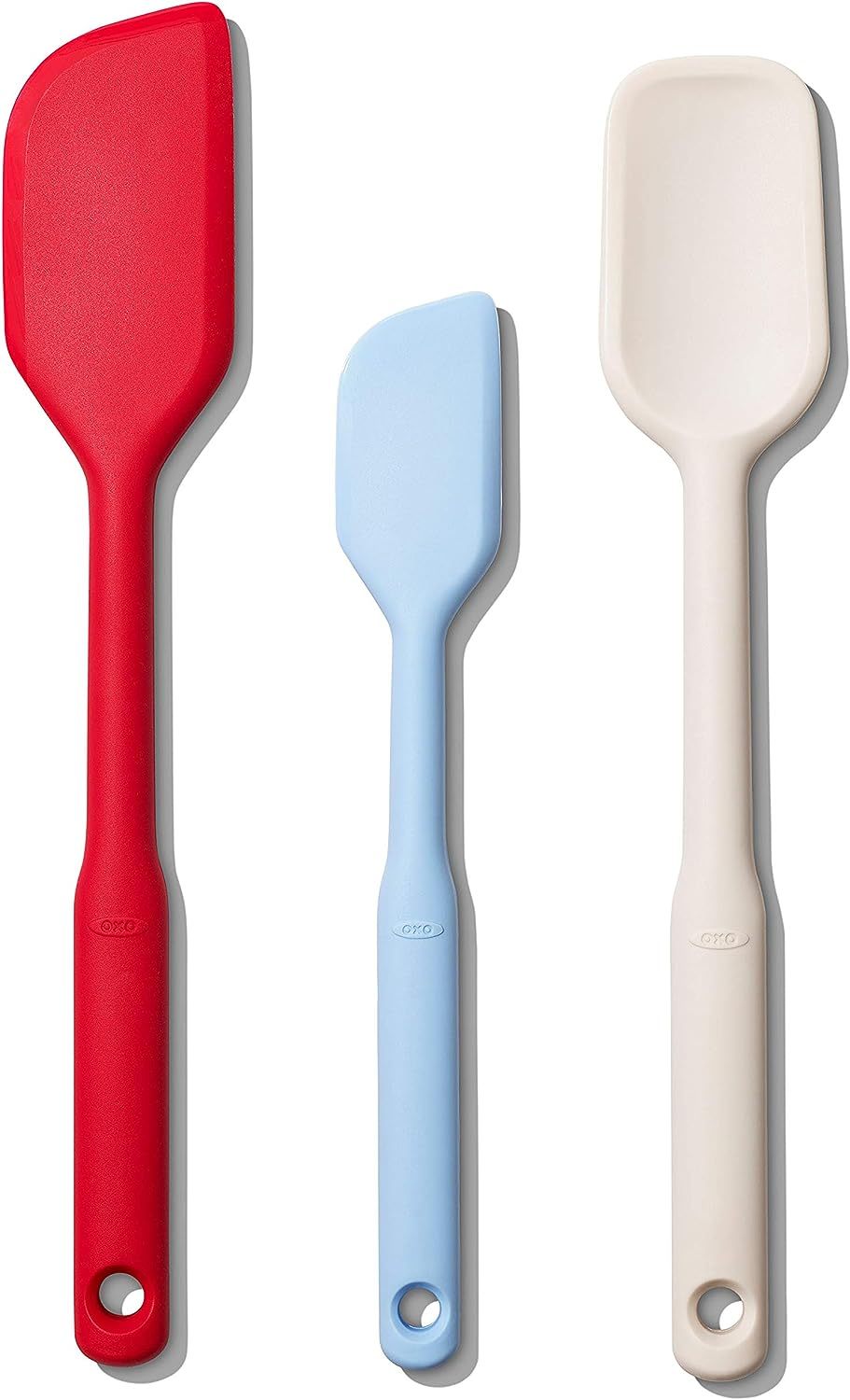Food Grade Silicone Rubber Spatula Set,Food Grade Silicone Rubber Spatula Set for Baking, Cooking, and Mixing High Heat Resistant Non Stick Dishwasher Safe BPA-Free Multicolor Set of 3