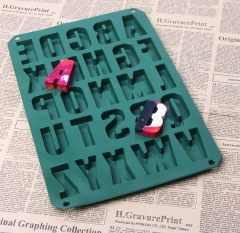 Silicone Letter Cake Mold BPA Free,Silicone Letter Cake Mold BPA Free, Non-Stick Chocolate Mold Soft And Easy To Release, Decorating Silicone Mold Cake Baking Utensils Good Toughness Diy Ice Tray Kitchen Cake Pans