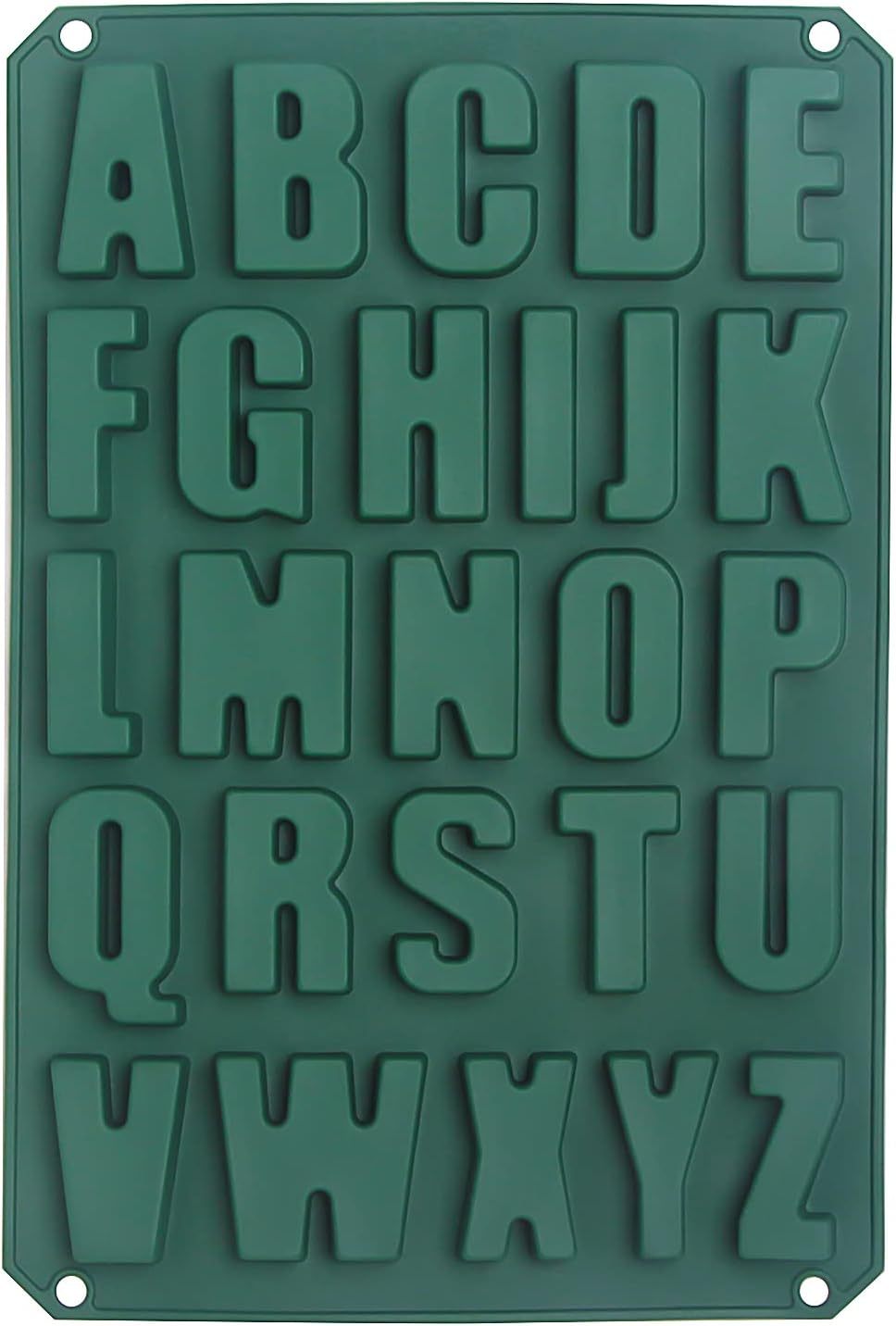 Silicone Letter Cake Mold BPA Free,Silicone Letter Cake Mold BPA Free, Non-Stick Chocolate Mold Soft And Easy To Release, Decorating Silicone Mold Cake Baking Utensils Good Toughness Diy Ice Tray Kitchen Cake Pans