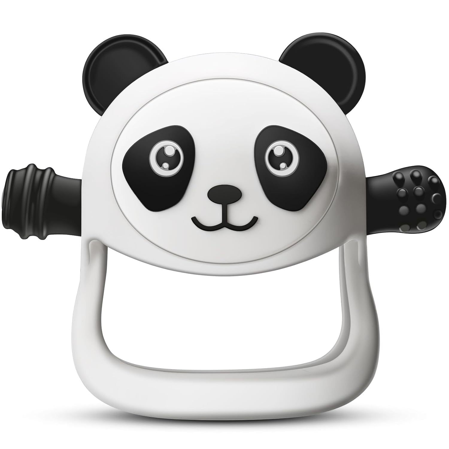 Teething Toys for Babies 0-6-12 Months,Teething Toys for Babies 0-6-12 Months, Never Drop Baby Teether for Teething Relief, Silicone Panda Baby Hand Mittens with Sucking Need Pacifier, newborn teether toys, teether toys, teether toys for infants