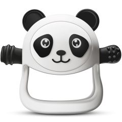 Teething Toys for Babies 0-6-12 Months,Teething Toys for Babies 0-6-12 Months, Never Drop Baby Teether for Teething Relief, Silicone Panda Baby Hand Mittens with Sucking Need Pacifier, newborn teether toys, teether toys, teether toys for infants
