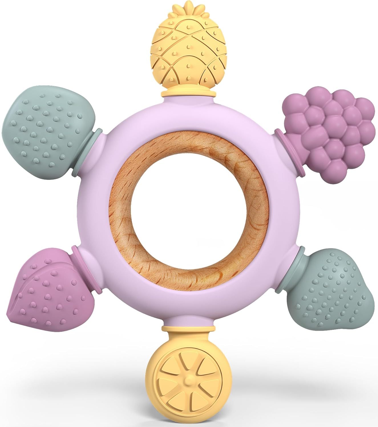 Baby Teething Toys 6-12 Months,Baby Teething Toys 6-12 Months, Montessori Sensory Toys, Baby Bath Toys, Fruit Baby Teether Toys, newborn teether toys, teether toys, teether toys for infants