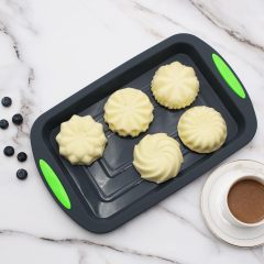 Silicone Baking Pan Set,Silicone Baking Pan Set, Silicone Cake Molds, Baking Sheet, Donut Pan, Silicone Muffin Pan with Silicone Baking Cups,hamburger bun baking mold,