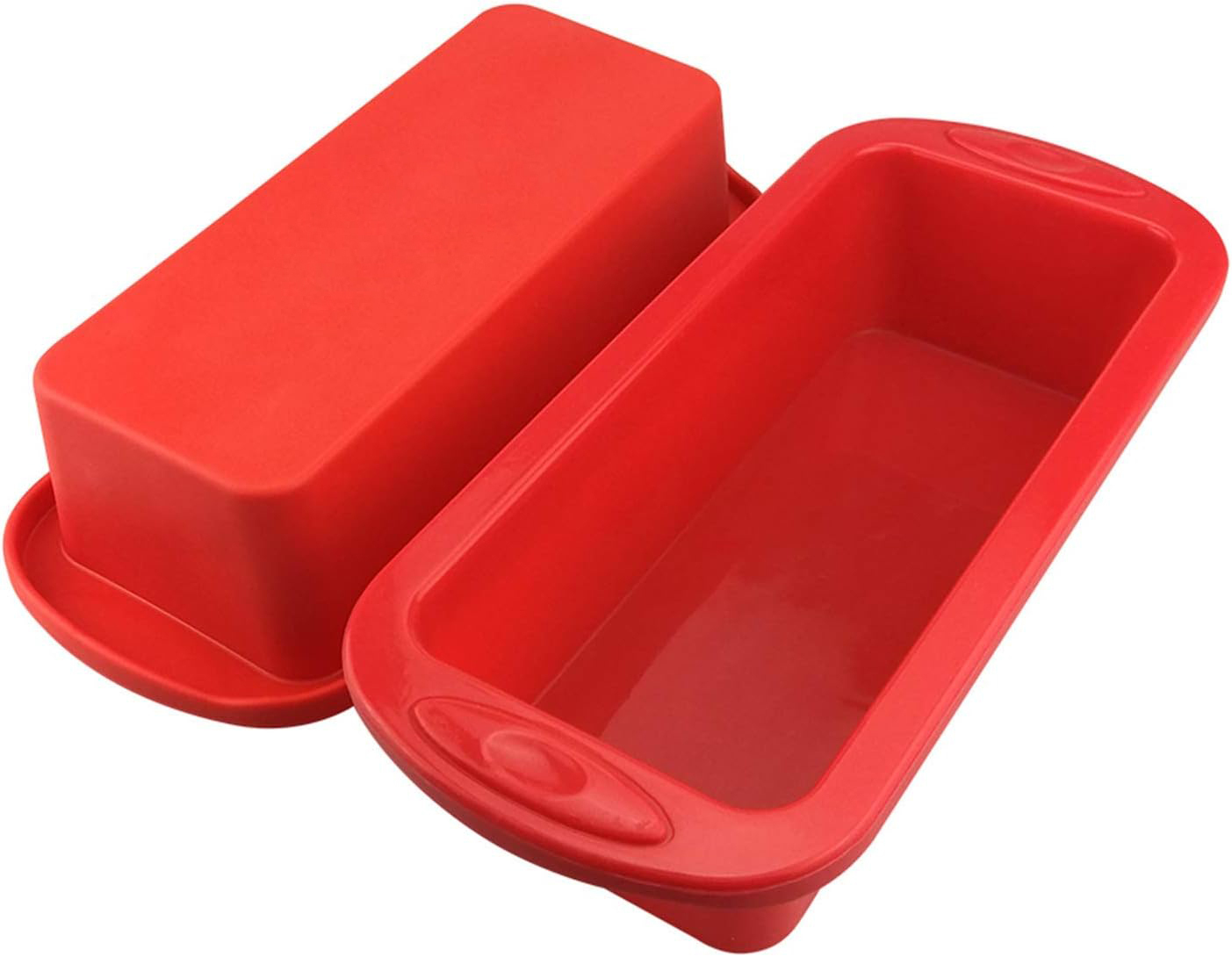 Silicone Bread and Loaf Pans,Silicone Bread and Loaf Pans - Nonstick Silicone Baking Mold for Homemade Loaf, Bread and Meatloaf - 8.9x3.7x2.5 inch
