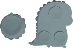 Silicone Baby Feeding Set,Silicone Baby Feeding Set, Baby Led Weaning Supplies, Eating Essentials Utensils with Suction Plate and Bowl, Pocket Bib, Sippy Cup with Lid, Forks Spoons Snack Container