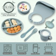 Baby Feeding Set,Baby Feeding Set, Baby Feeding Set, Baby Plate, Bowl Set, Baby Silicone Feeding Set, Baby Led Weaning Set, Baby Plates, Bowls Set Suction