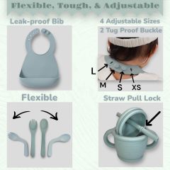 Baby Feeding Set,Baby Feeding Set, Baby Feeding Set, Baby Plate, Bowl Set, Baby Silicone Feeding Set, Baby Led Weaning Set, Baby Plates, Bowls Set Suction