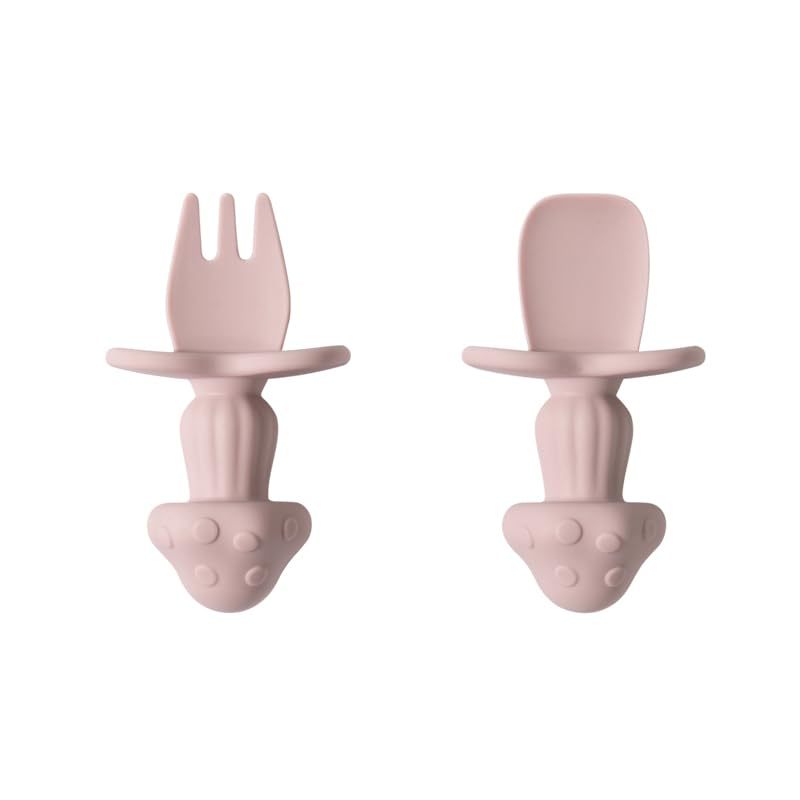 Silicone Baby Feeding Set, Suction Plate and Bowl, Self Feeding Spoons,Baby Led Weaning Supplies, Silicone Baby Feeding Set, Suction Plate and Bowl, Self Feeding Spoons, First Stage Food Set, Baby feeding Dishes, Infant Eating Utensils for 6+ Months