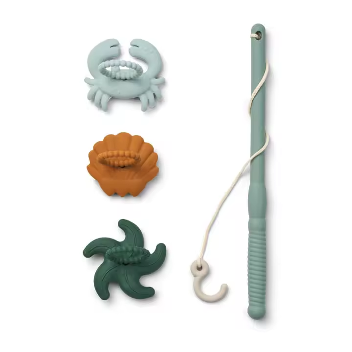 New Arrival Silicone Baby Bath Toys,New Arrival Silicone Baby Bath Toys, Bath Fishing Game Toy , Fishing Game Fishing Rod for Toddlers Baby Kids