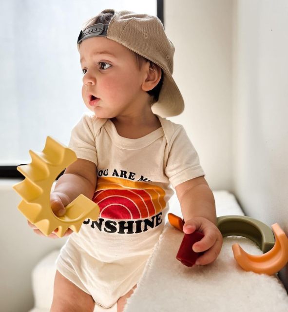 Soft Silicone Stackable Sun Interactive Toy,Soft Silicone Stackable Sun Interactive Toy for Early Development, Creativity, 12+ Months