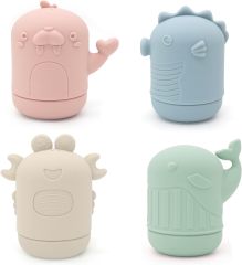 Mold Free Squirty Bath Toy for Toddlers,Silicone Baby Bath Toys, Mold Free Squirty Bath Toy for Toddlers, Preschool Bath Toys for Infants, Non-Toxic Bathtub Toys for Babies 6 Months+