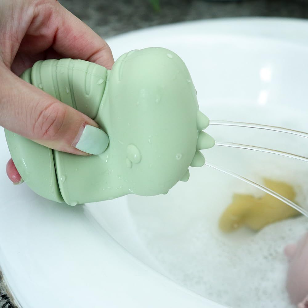 Silicone Bath Toys for Babies 0-6 6-12 months,Silicone Bath Toys for Babies 0-6 6-12 months, Mold Free Bathtub Toys for Toddlers Kids Infant, Non Toxic Swimming Shower Toys for Toddlers 1-3