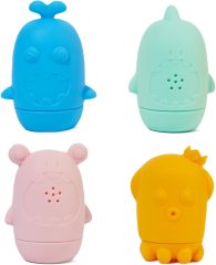 Mold Free Bath Toys for Babies 6-12 Months,Baby Bath Toys, Squeezable Silicone Bath Toys for Infants 6-12 Months, Toddlers 1-3, BPA Free Bathtub Toys, Pool Toys for Infants