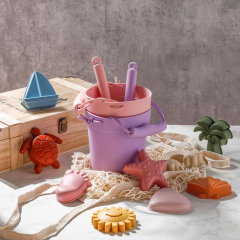 Silicone Beach Toys,Modern Baby Beach Toys,Silicone Beach Toys,Modern Baby Beach Toys,Travel Friendly Beach Set,Eco Friendly Toy,Silicone Bucket, Shovel, Sand Molds, Beach Bag,Silicone Sand Toys for Toddlers, Kids