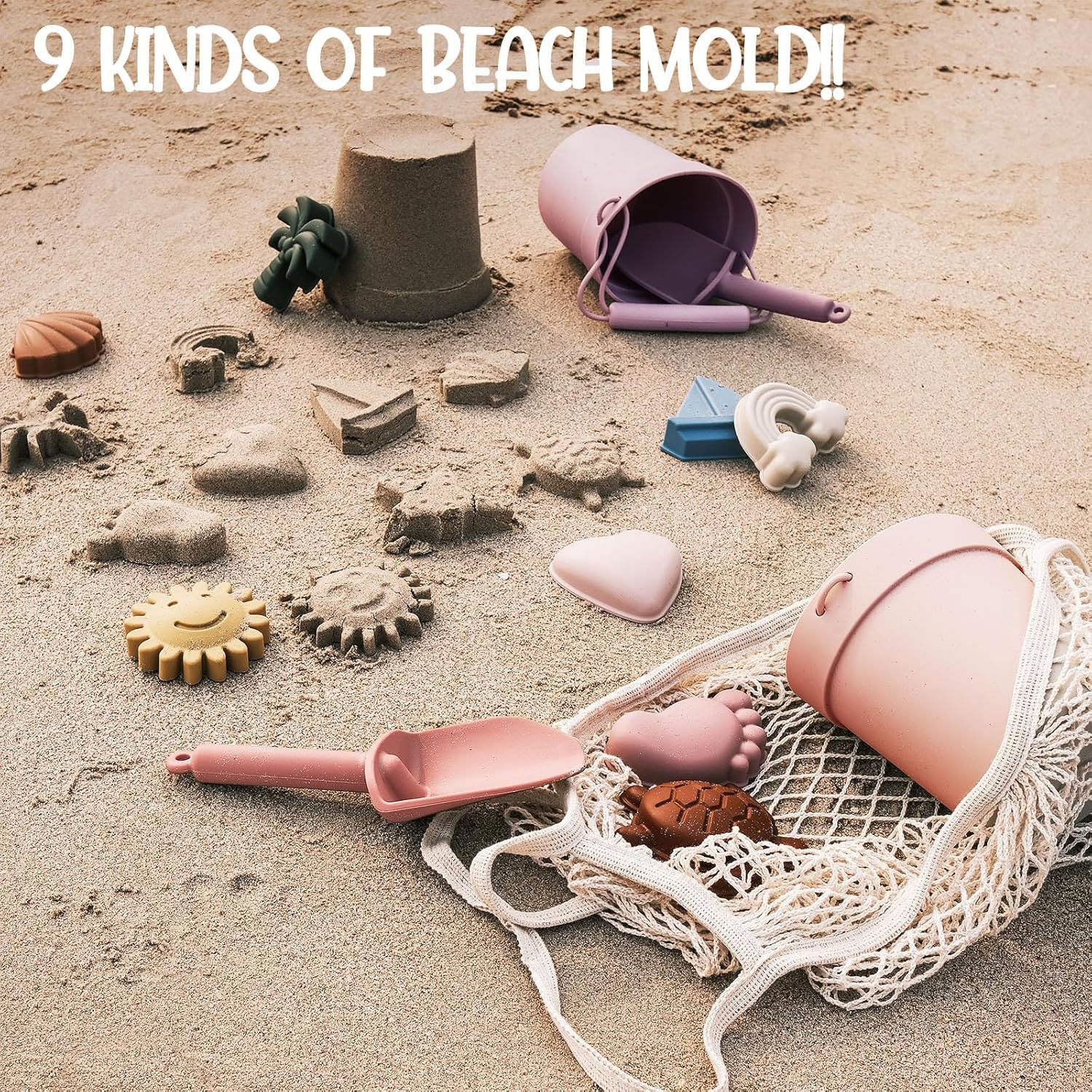 Silicone Beach Toys,Modern Baby Beach Toys,Silicone Beach Toys,Modern Baby Beach Toys,Travel Friendly Beach Set,Eco Friendly Toy,Silicone Bucket, Shovel, Sand Molds, Beach Bag,Silicone Sand Toys for Toddlers, Kids