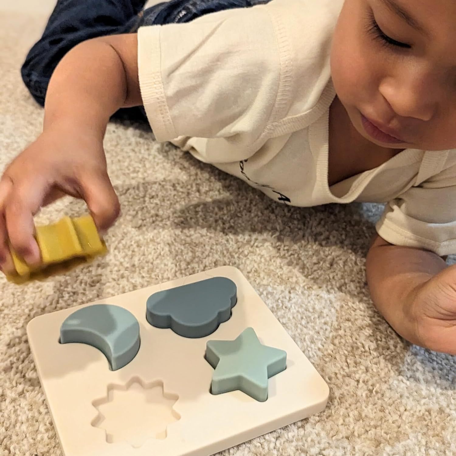 Silicone Puzzle Toys - Safe, Non-Toxic,Silicone Puzzle Toy - Safe, Non-Toxic, Educational, for Babies & Toddlers