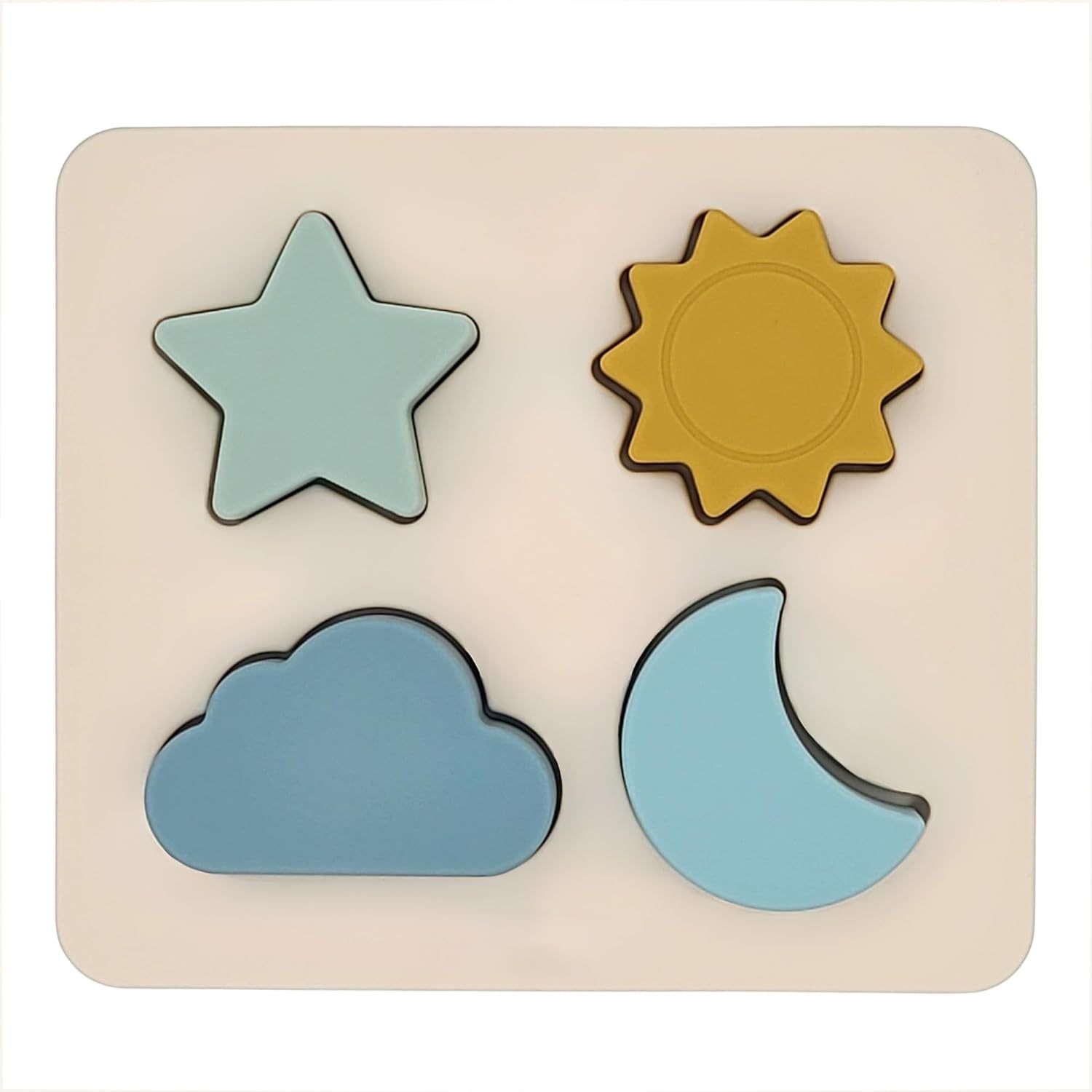 Silicone Puzzle Toys - Safe, Non-Toxic,Silicone Puzzle Toy - Safe, Non-Toxic, Educational, for Babies & Toddlers