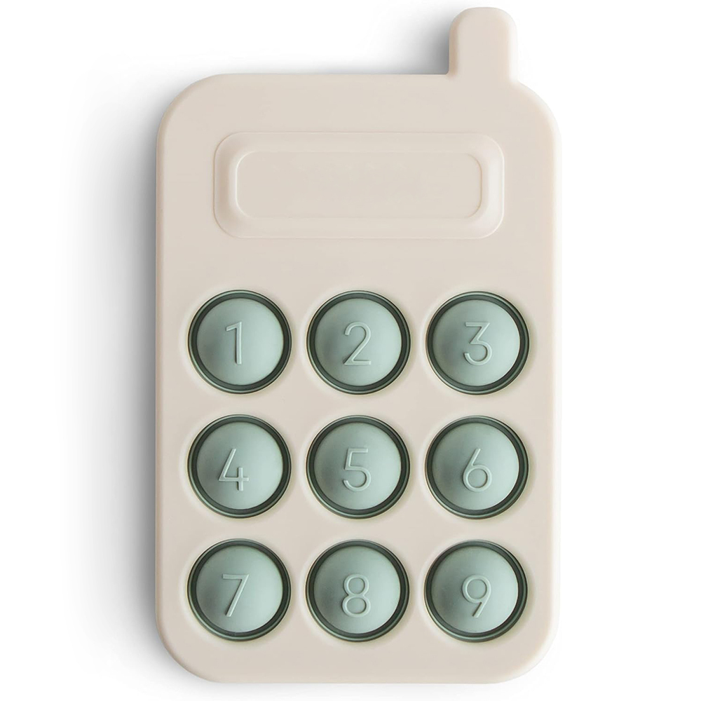 Silicone Teether Toys,Silicone Teether Toys，Phone Press Toy，educational toys，Sensory Popper Cellphone