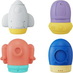 Baby Bath Toys, Squeezable Water Spray Bath Toys,Baby Bath Toys, Squeezable Water Spray Bath Toys, Safe and Mold-Free Toddler Bath Toys, Soft Silicone Bathtub Toys for Babies