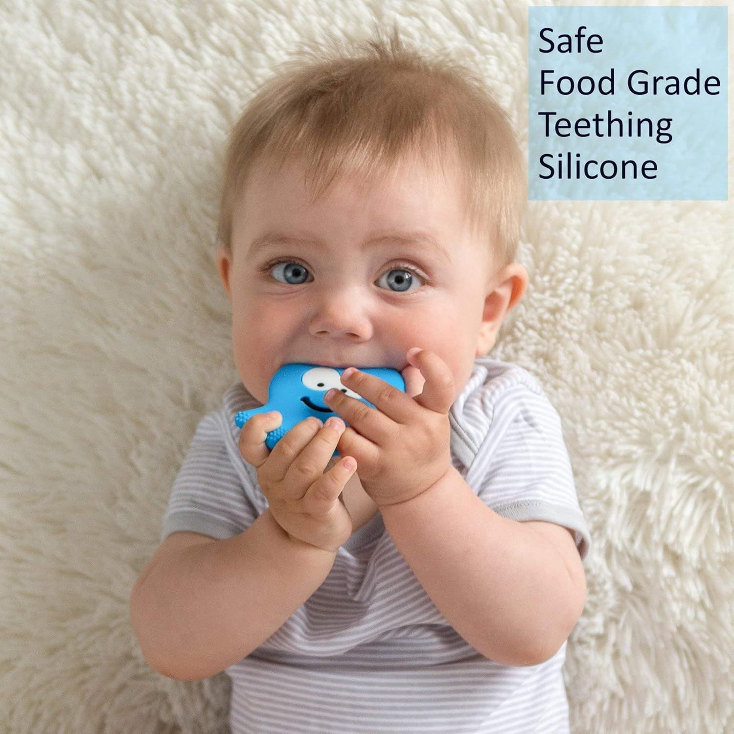 Teething Toys for Boys,Teething Toys for Boys - BPA Free Silicone - Easy to Hold, Soft, Bendable, Highly Effective Octopus Teether, Best for Freezer