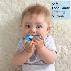 Teething Toys for Boys,Teething Toys for Boys - BPA Free Silicone - Easy to Hold, Soft, Bendable, Highly Effective Octopus Teether, Best for Freezer
