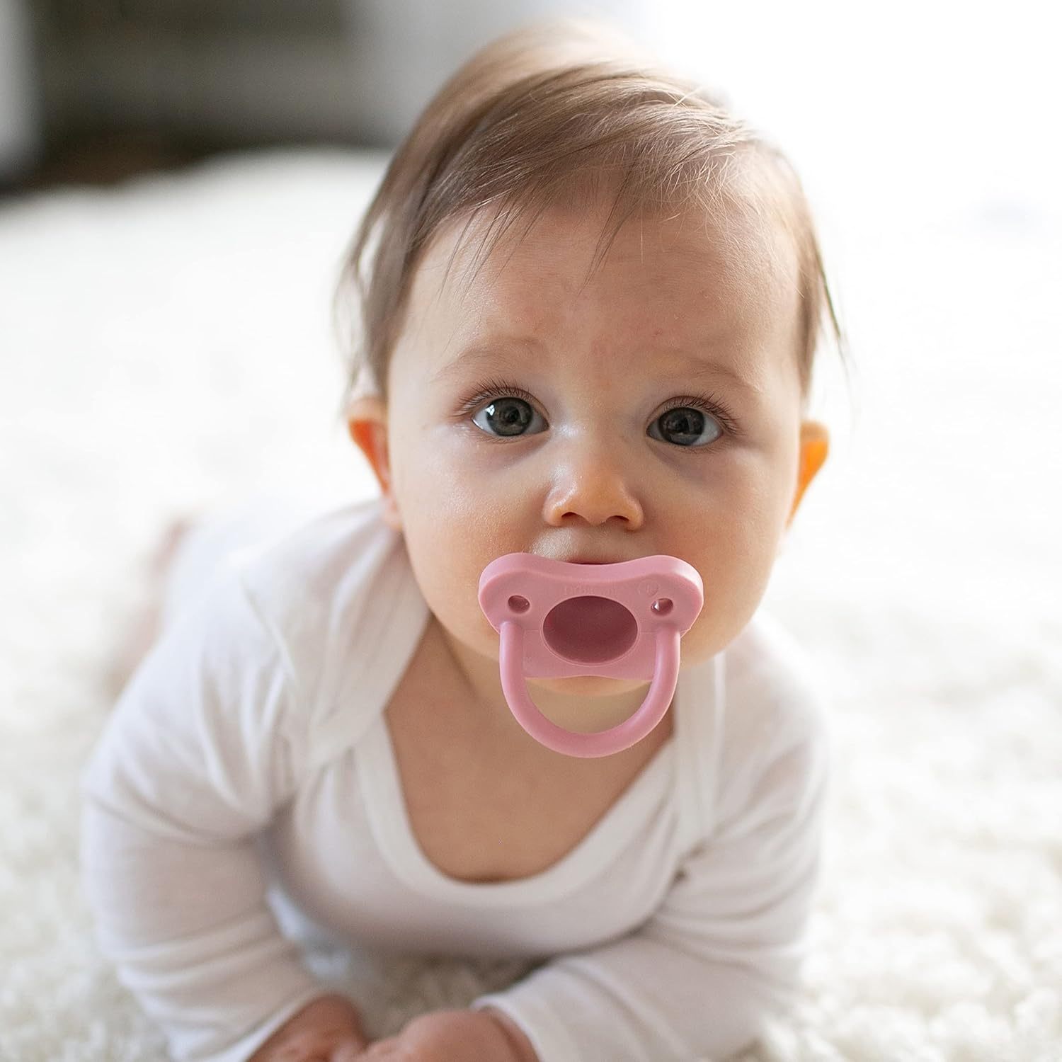 100% Silicone Baby Pacifier,100% Silicone Baby Pacifier, Contoured One-Piece Design, BPA-Free