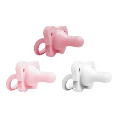 100% Silicone Baby Pacifier,100% Silicone Baby Pacifier, Contoured One-Piece Design, BPA-Free