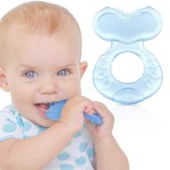 Silicone Teethe-eez Teether with Bristles,Silicone Teethe-eez Teether with Bristles, Includes Hygienic Case