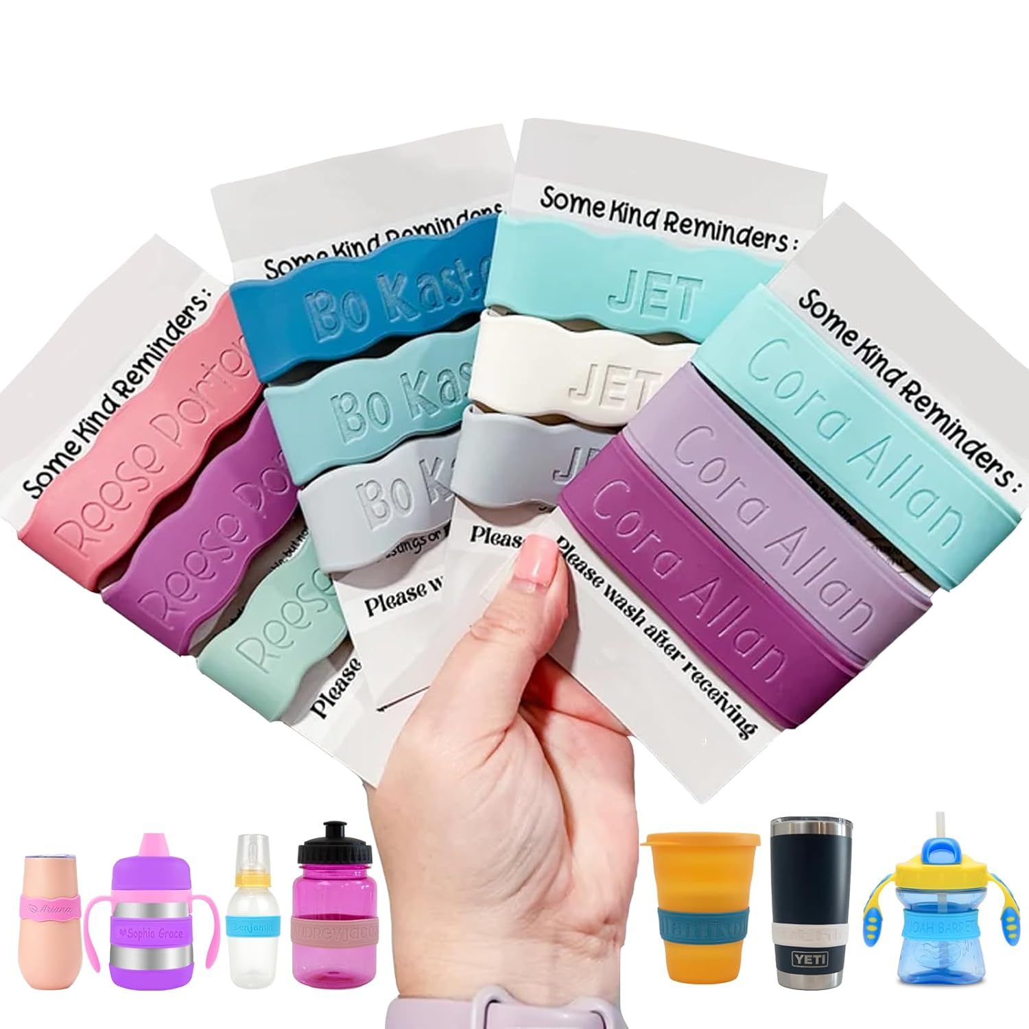 New Custom BPA FREE Silicone Bottle Labels,New Custom BPA FREE Silicone Bottle Labels, Food Grade Silicone Bottle Rings